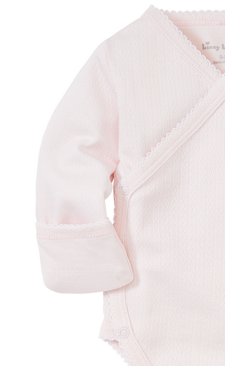 Kissy Kissy Pink Pointelle Bodysuit (14174-pink)