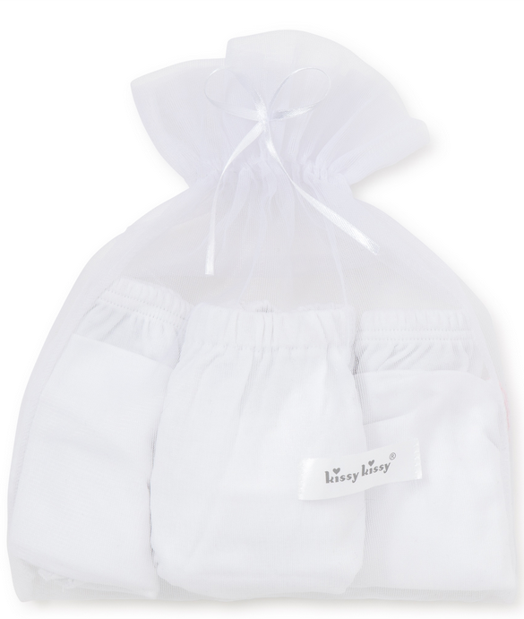 Kissy Kissy White Diaper cover Set (346122)