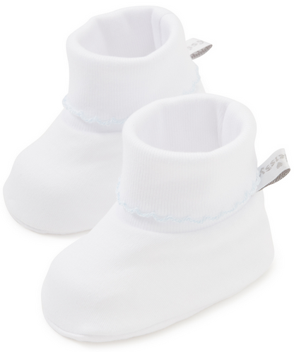 Kissy Kissy White Baby Booties (34615-white)