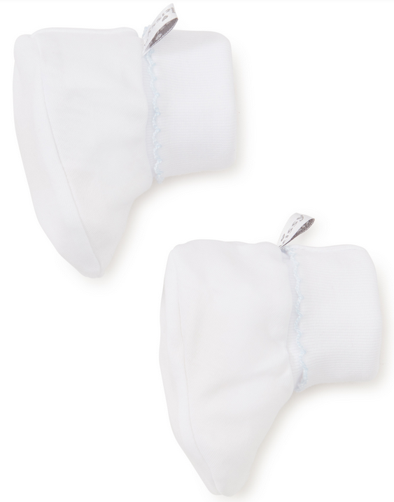 Kissy Kissy White Baby Booties (34615-white)