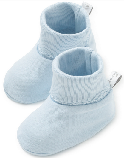  Kissy Kissy Blue Baby Booties (34615-blue)