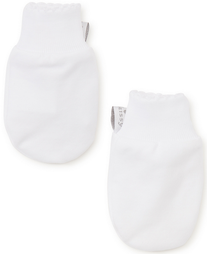 Kissy Kissy Baby Mittens with White Trim (693527457213)
