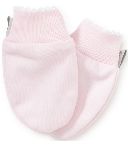 Kissy Kissy Basic Baby Pink Mittens (34699-pink)