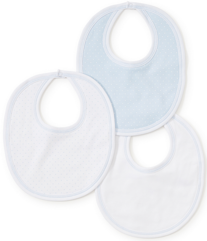 Kissy Kissy Blue 3-pack Bibs (693527461852)