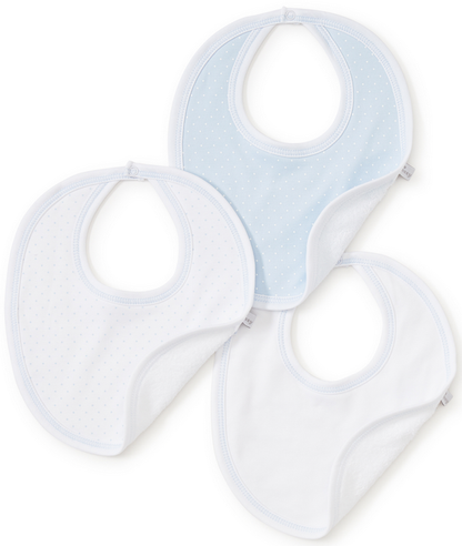 Kissy Kissy Blue 3-pack Bibs (693527461852)