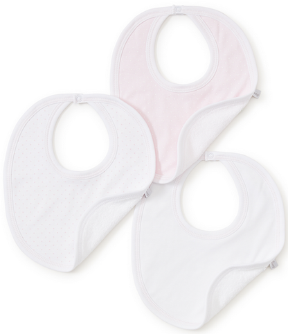 Kissy Kissy Pink 3-pack Bibs (693527461906) 