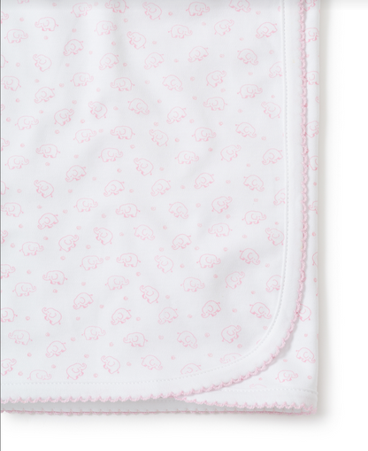 Kissy Kissy Pink Ele-Fun Blanket (48608P-pink)