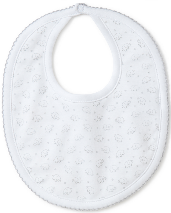 Kissy Kissy Grey Ele-Fun Bib