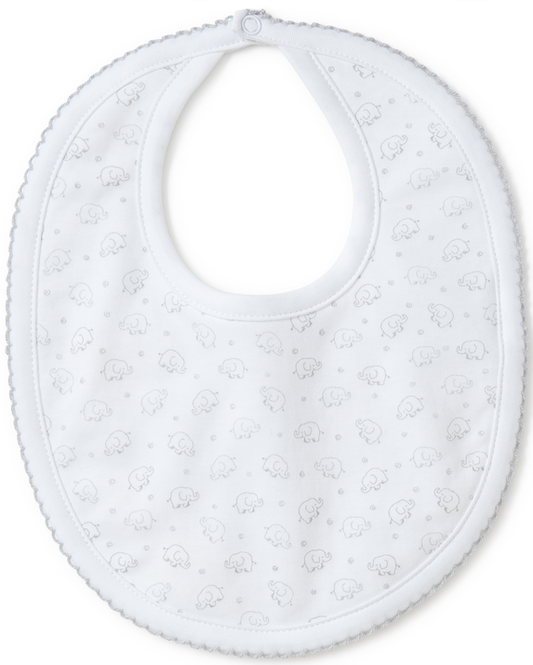 Kissy Kissy Grey Ele-Fun Bib