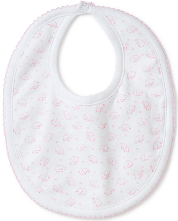 Kissy Kissy Pink Ele-Fun Bib (693527785996)