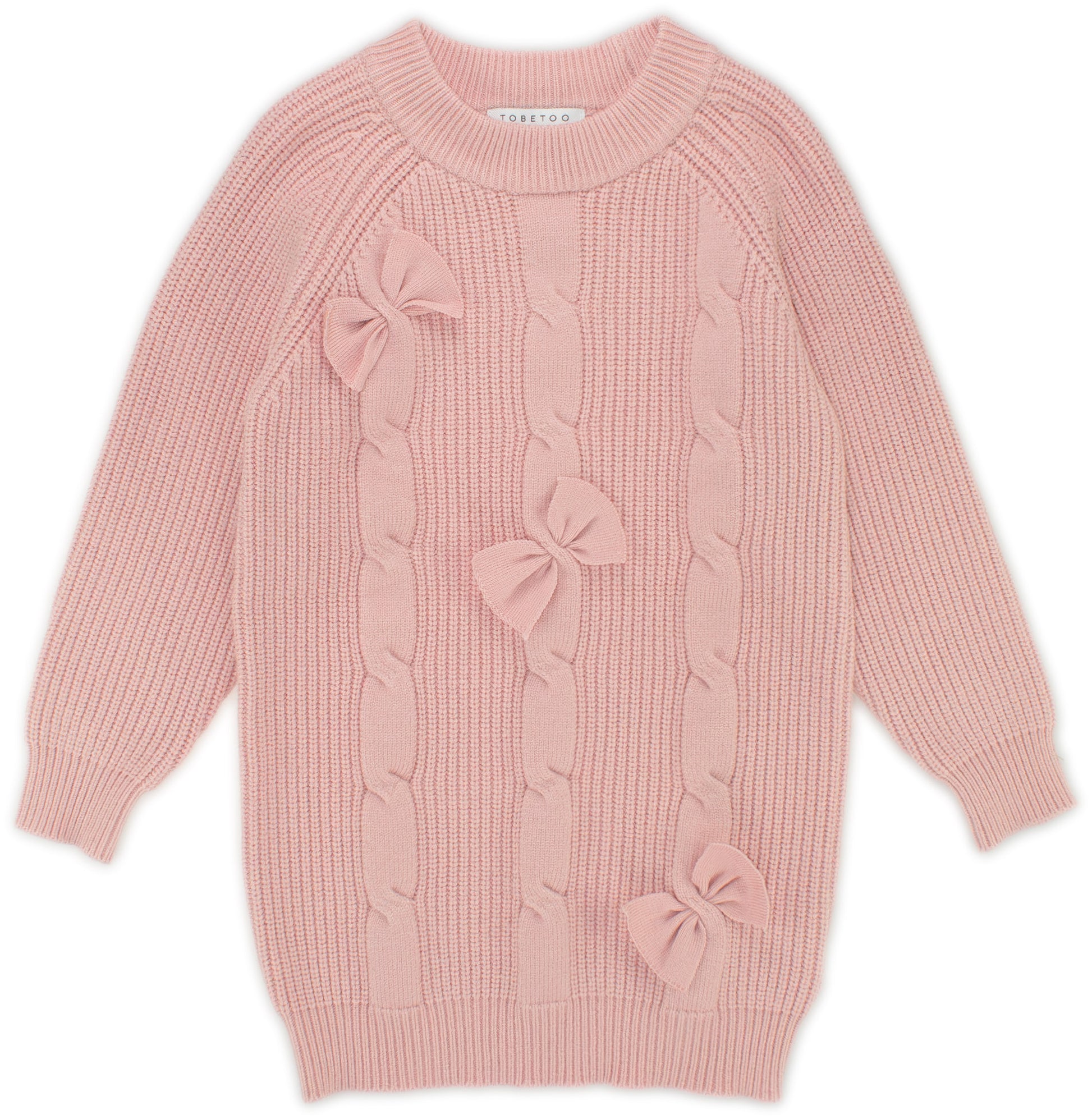 To Be Too Girls Bow Sweater Dress TFBF24A639 8y To Be Too Girls Bow Sweater Dress TFBF24A639 8y