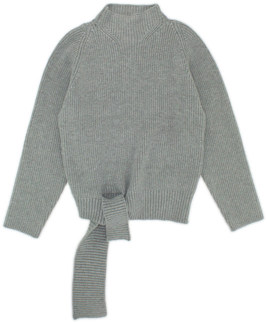 To Be Too Girls Grey Sweater TFJF24M555