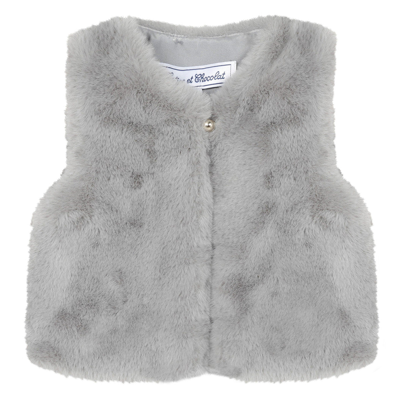Tartine et Chocolat Faux Fur Vest TR16001-20 – Le Petit Kids