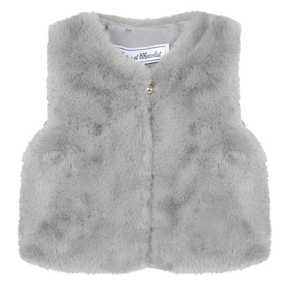 Tartine et Chocolat Faux Fur Vest TR16001-20 