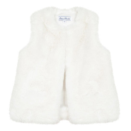 Tartine et Chocoat Faux Fur Vest TT16002 