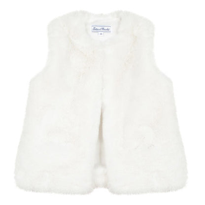 Tartine et Chocoat Faux Fur Vest TT16002 