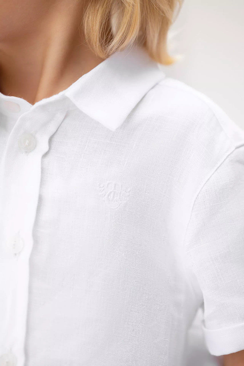  Tartine et Chocolat Linen Shirt TW12051-01