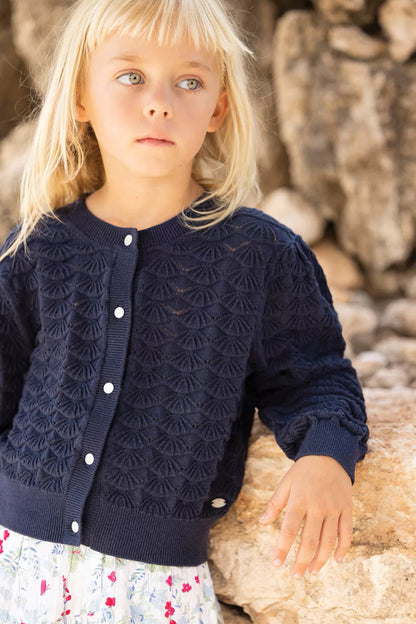 Tartine et Chocolat Navy Cardigan TW18002-04 