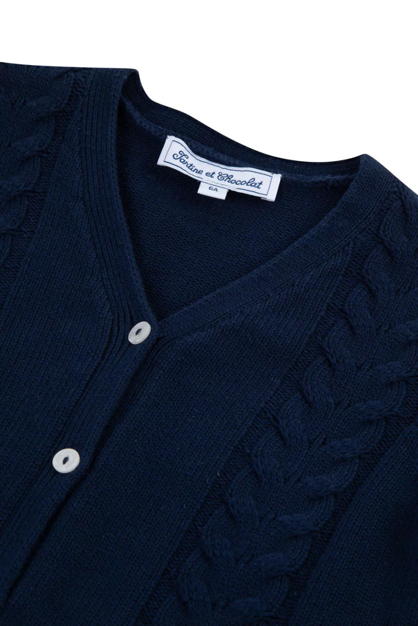 Tartine et Chocolat Navy Cardigan TW18013-04