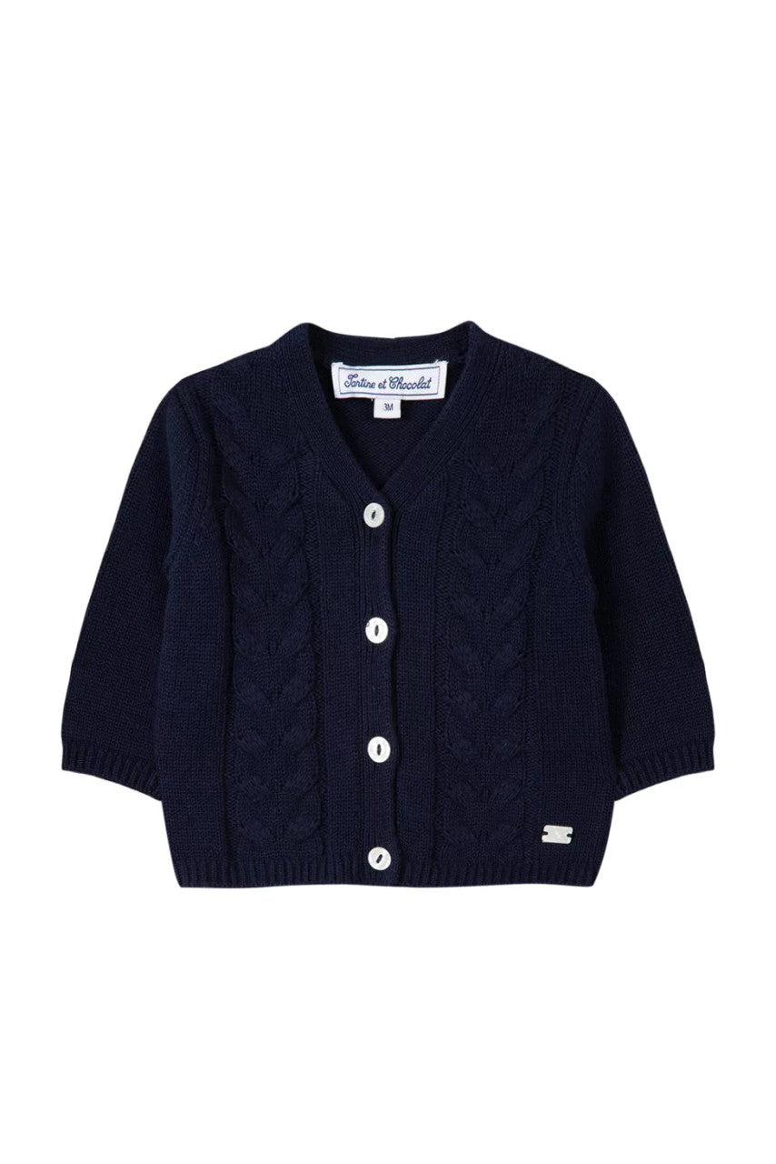 Tartine et Chocolat Navy Cardigan TW18051-04 