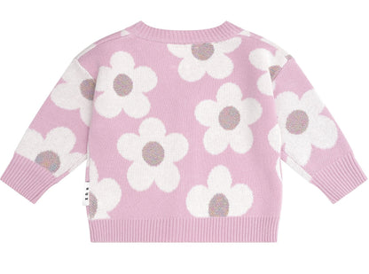 HUXBABY Daisy Boxy Cardigan HB5119S24