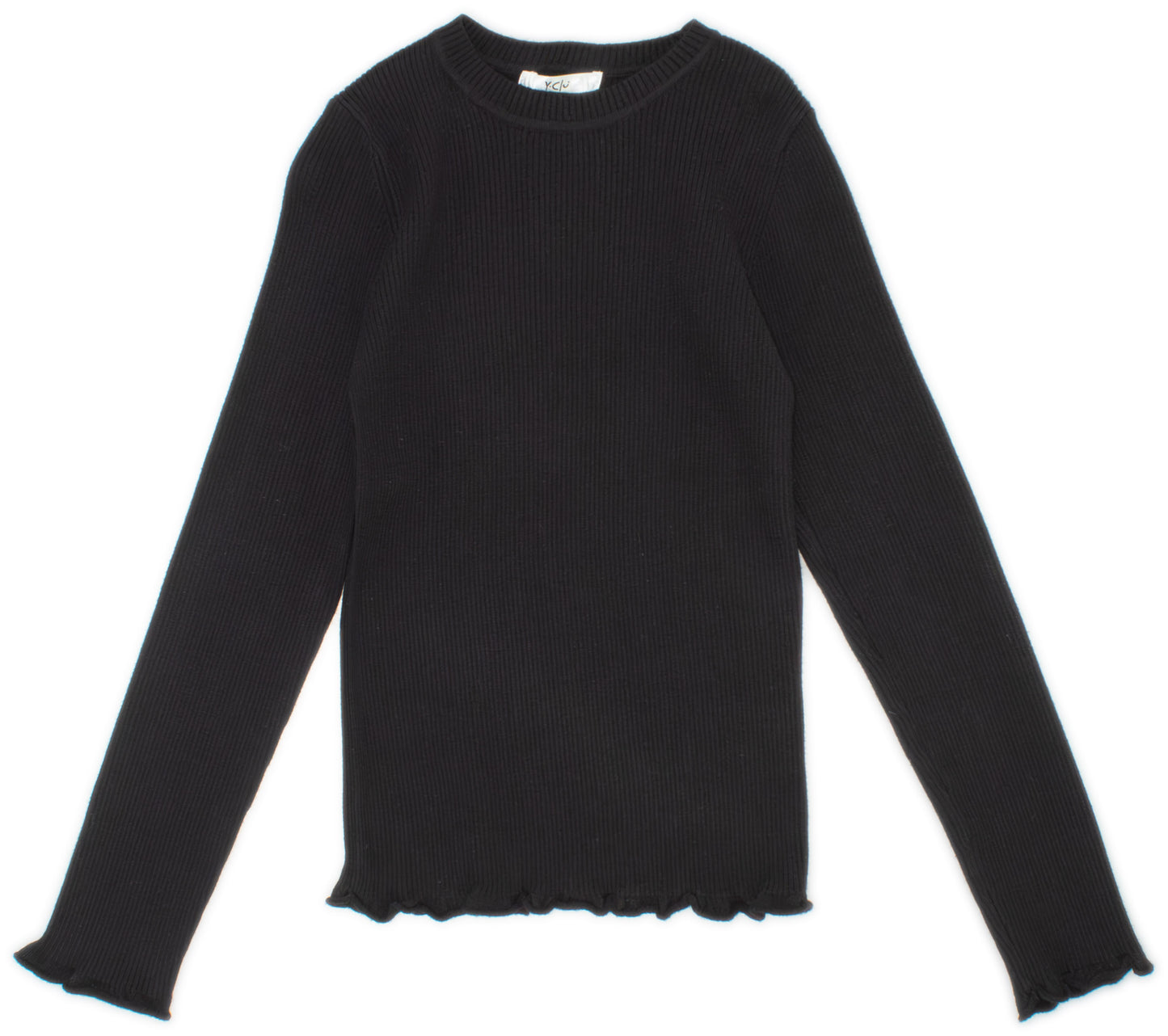 Y-CLU Girls Black Sweater YFJF24M246