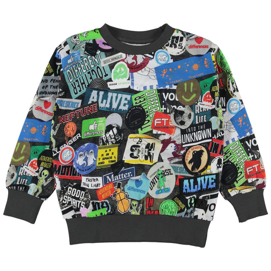 MOLO Mik Sweatshirt - Stickers 