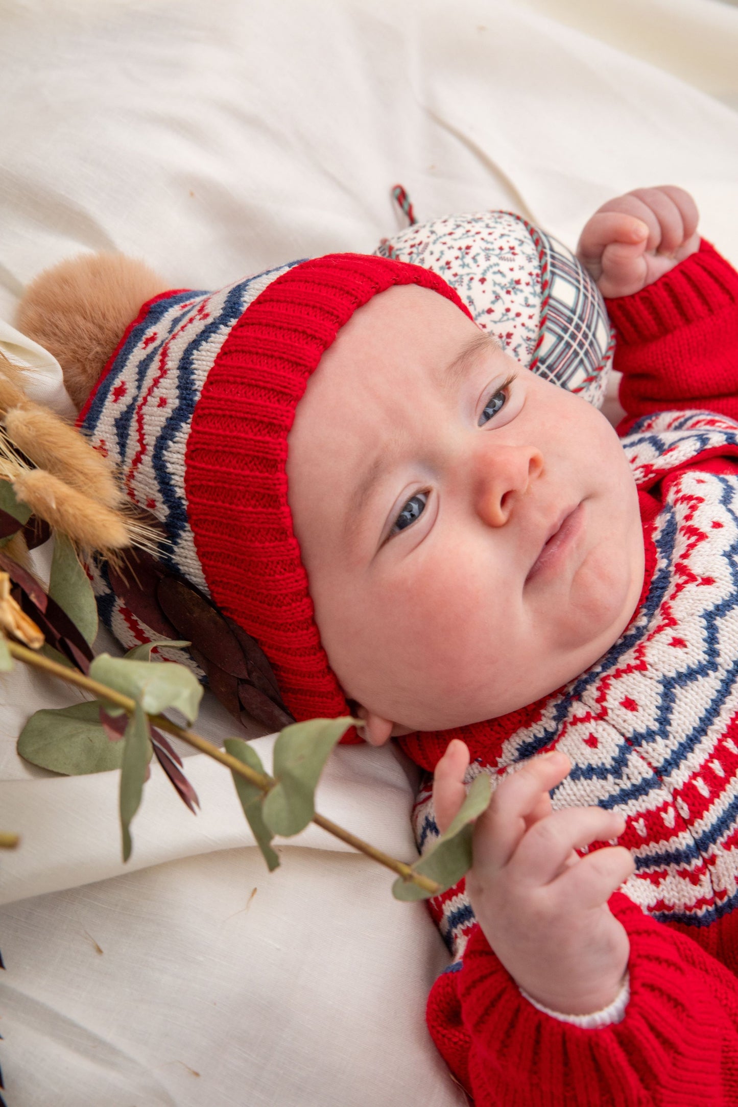 Tutto Piccolo Red Sweater 8813W24 R00