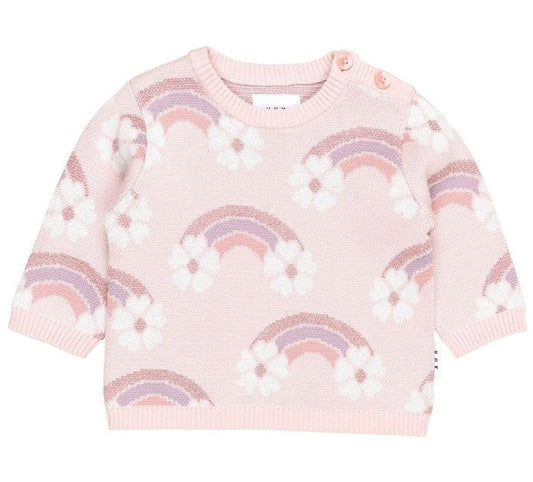 Huxbaby Flowerbow Knit Jumper HB5088W24