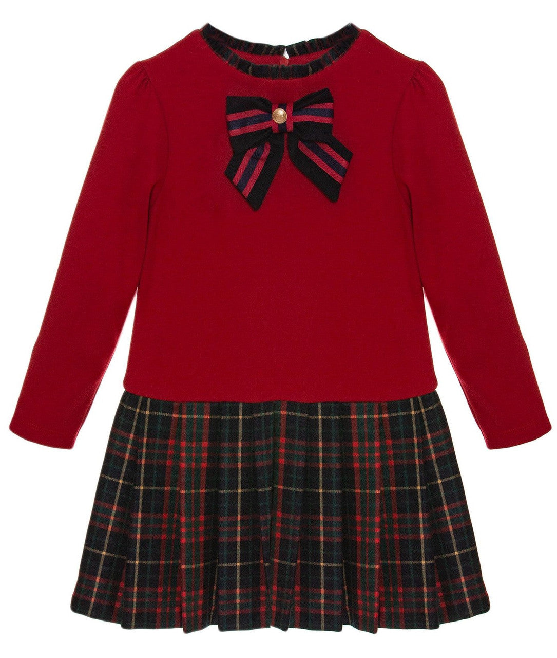 Patachou Knit Tartan Dress 3733471