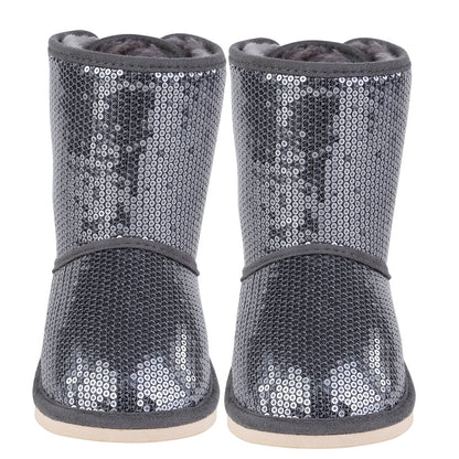 Billieblush sequined boots.