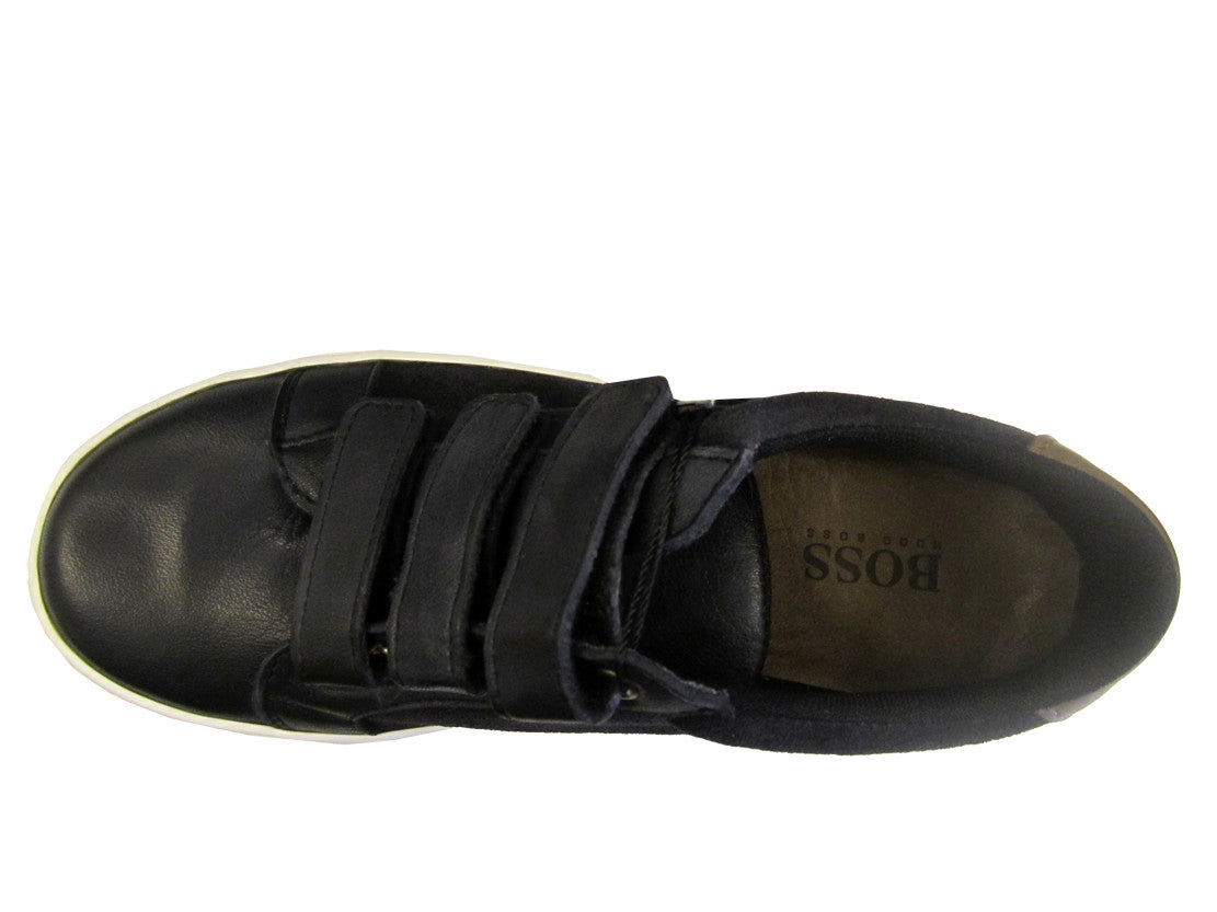 BOSS boys leather sneakers.