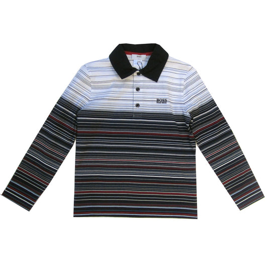 BOSS kids striped polo. 