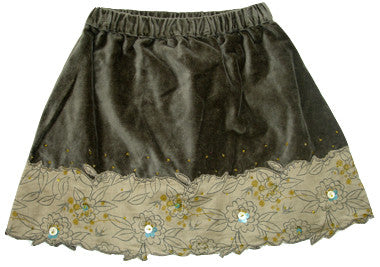 Confetti velour skirt