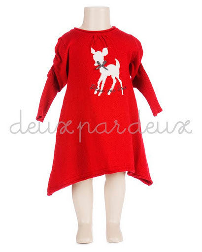 Deux Par Deux Dress mt95red