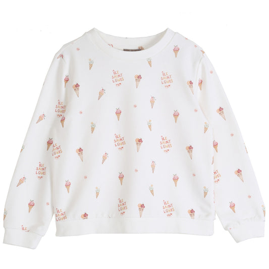 Emile et Ida Icecream Sweatshirt Q076