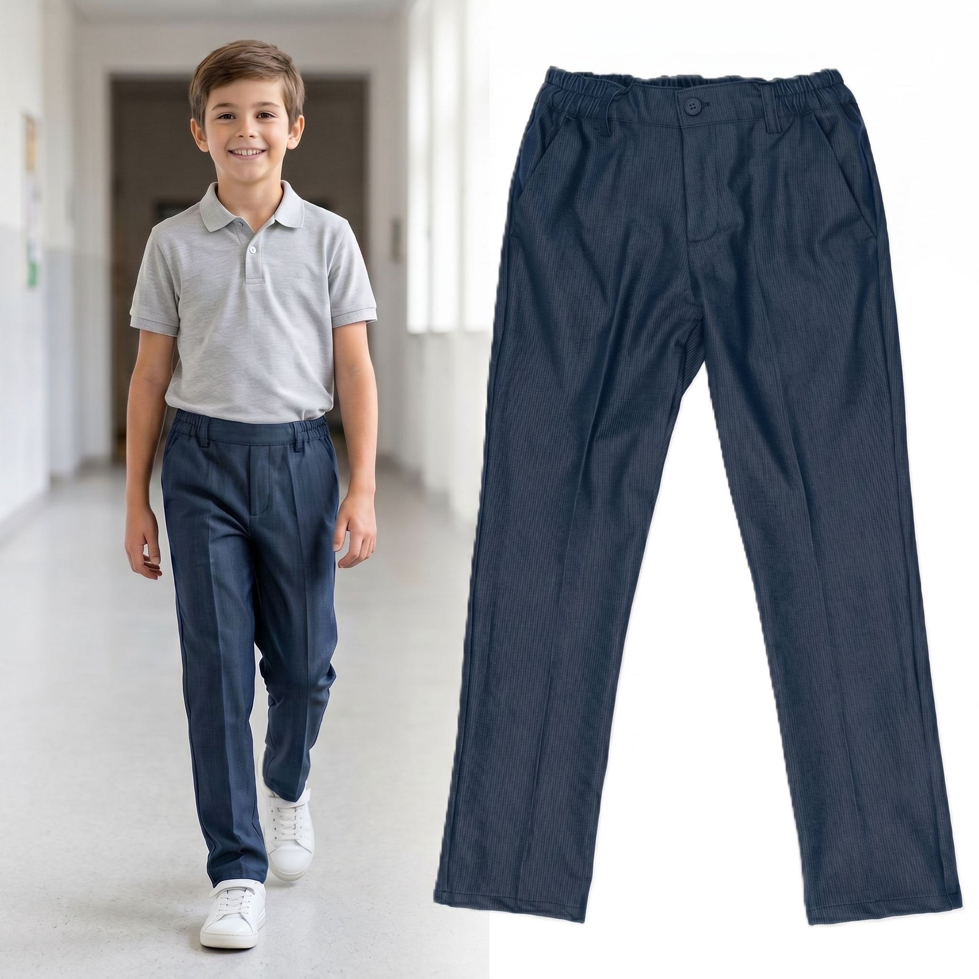 Emanuel Pris Navy Pants EPT6280