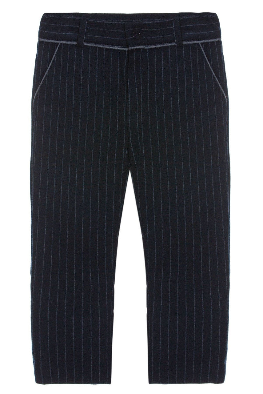 Patachou Boys Navy Pin-Stripe Dess Pants 3733381