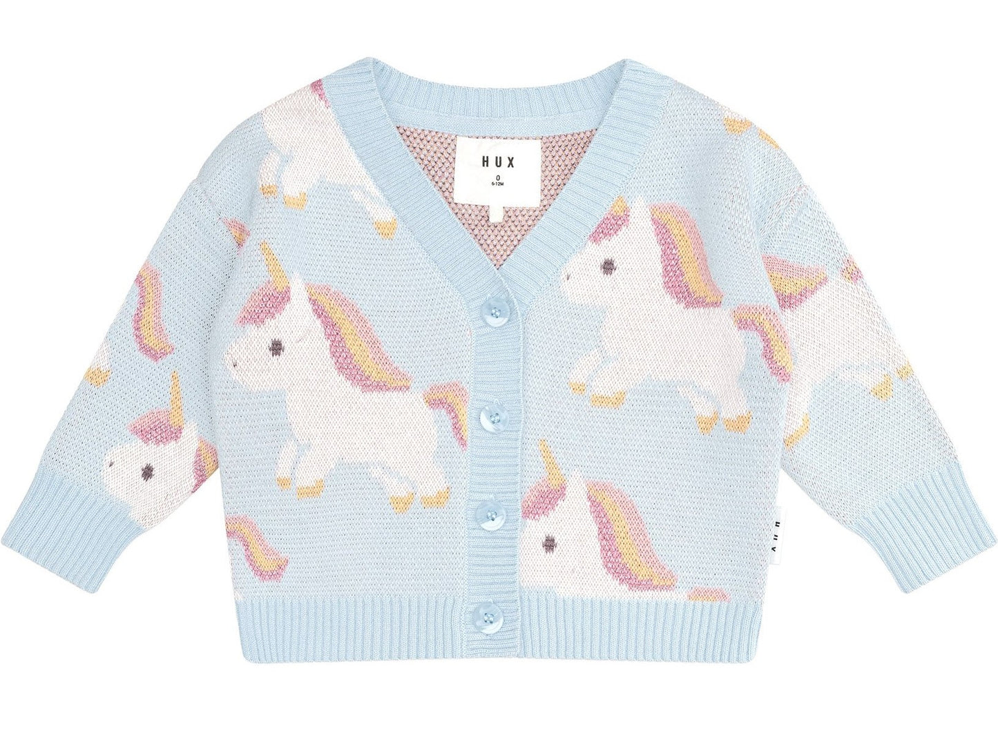 HUXBABY Unicorn Boxy Cardigan HB5107S24