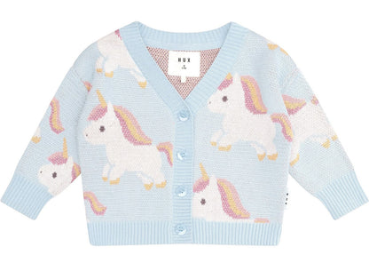 HUXBABY Unicorn Boxy Cardigan HB5107S24