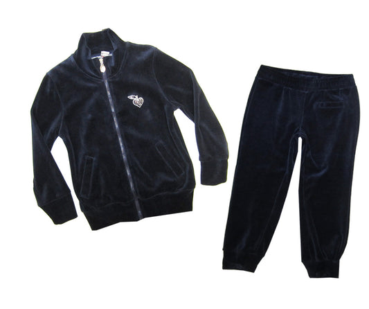 I Do Velour Navy Set