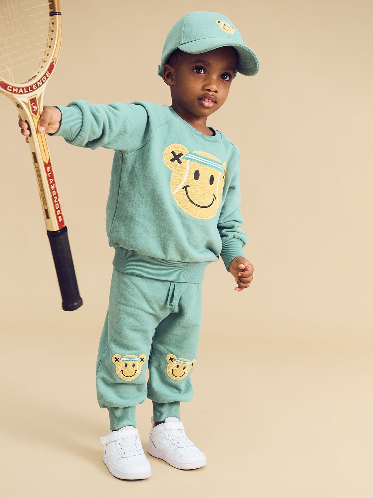 HUXBABY Tennis Bear Sweatshirt HB3017S24