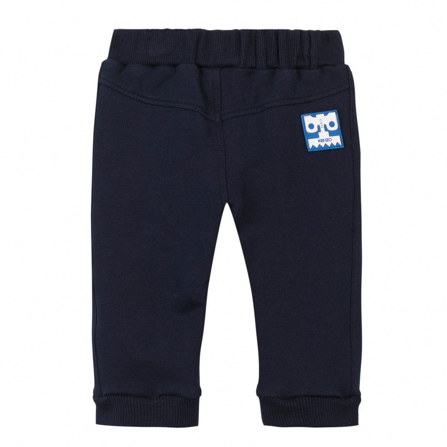 Kenzo fleece pants at backside.