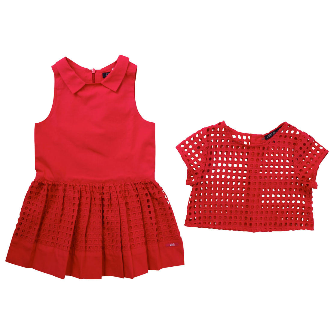 Lili Gaufrette Raspberry Pink Dress