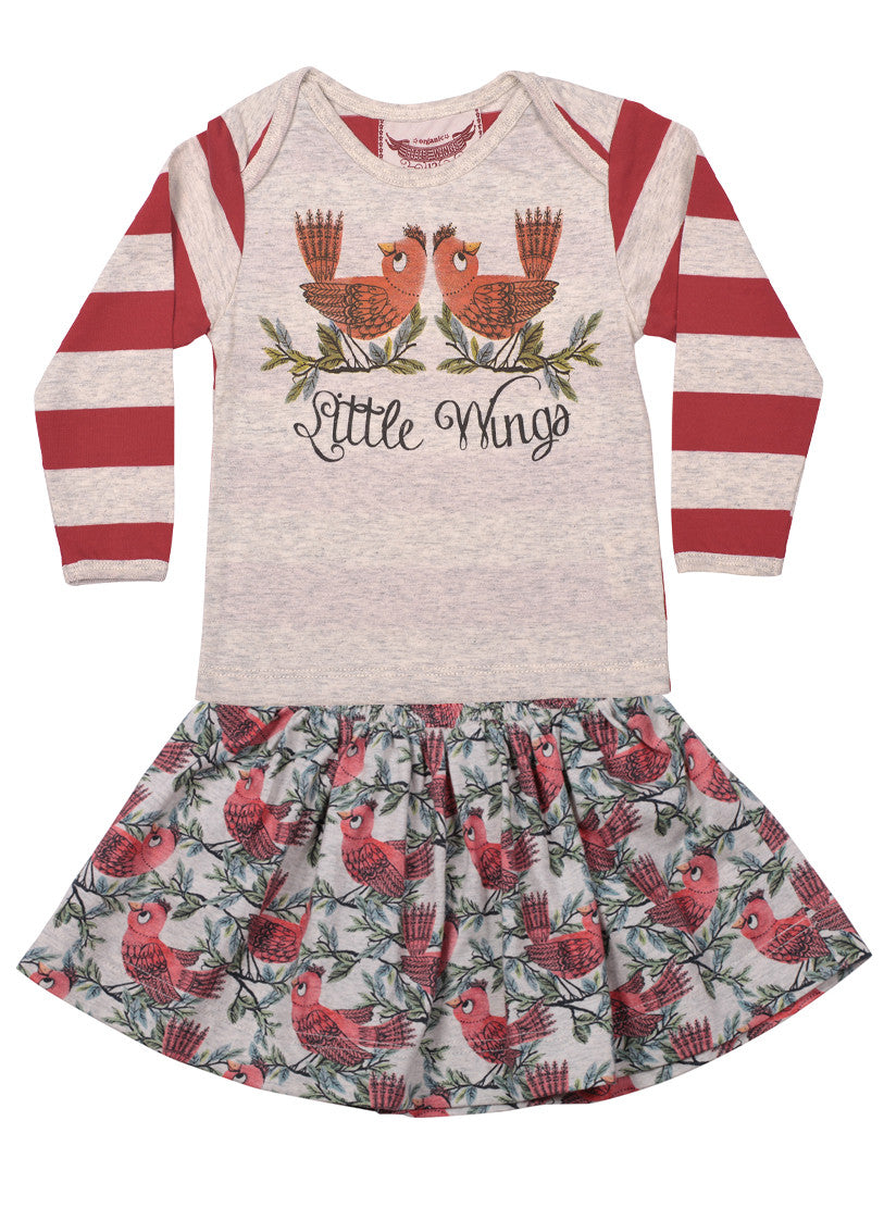 Little Wings Skirt & Tee