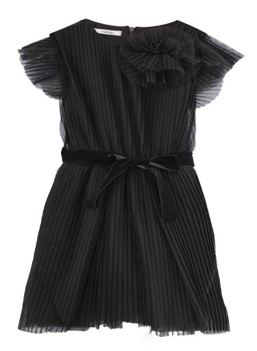 Naida Girls Black Dress NAAB206