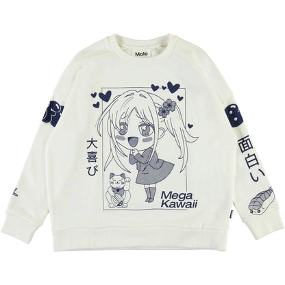 MOLO Mandy Sweatshirt - White Star (2W20J218 -2443 )