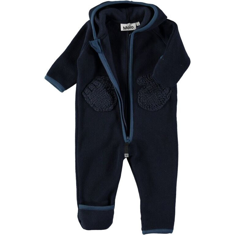 MOLO Udo Blue Fleece Suit (5w18l302-2675)