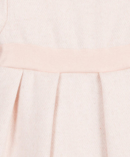 Patachou pink dress skirt detail.