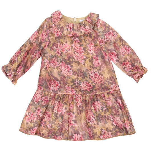 Patachou floral baby dress front view.